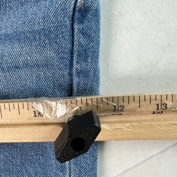 Y2K Levi's Jean Women 32x30* 515 Mid Rise Boot Cut Blue Faded Denim Tag 12M Miss - Picture 14 of 16